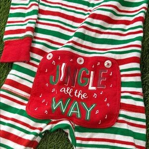 Little blue House One Piece Pajamas - Christmas